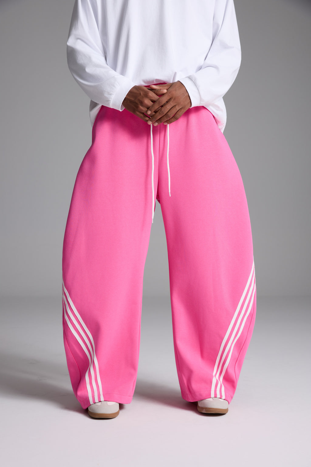 バレル トラックパンツ ピンク