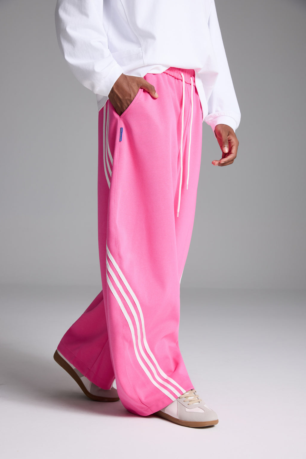 バレル トラックパンツ ピンク