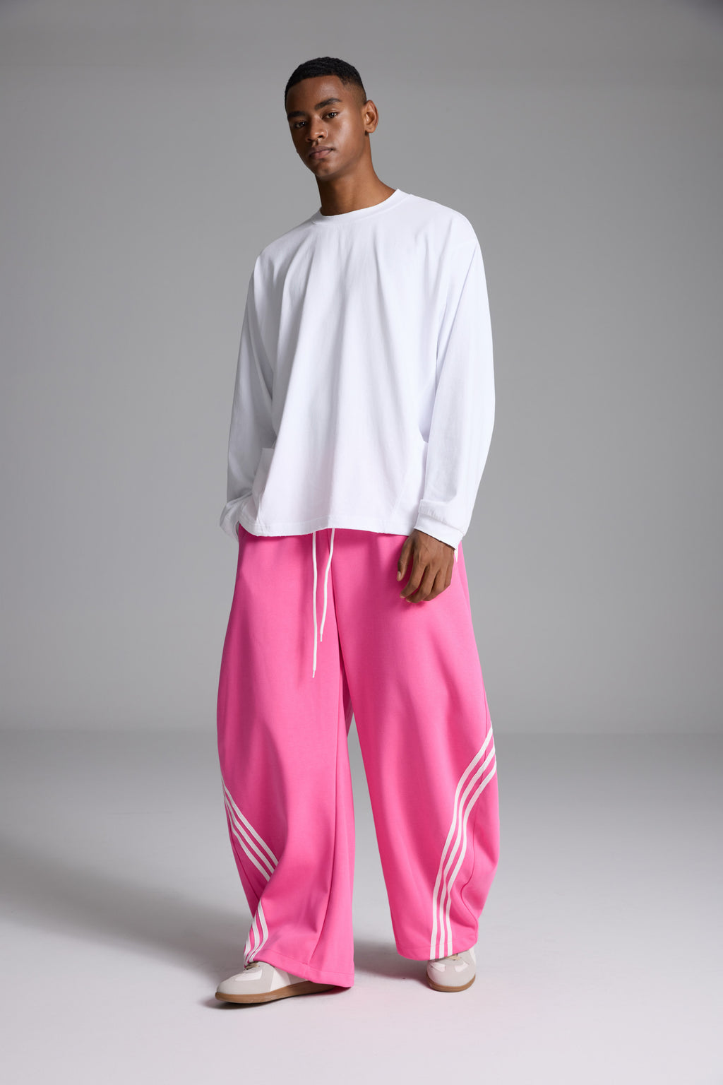 バレル トラックパンツ ピンク