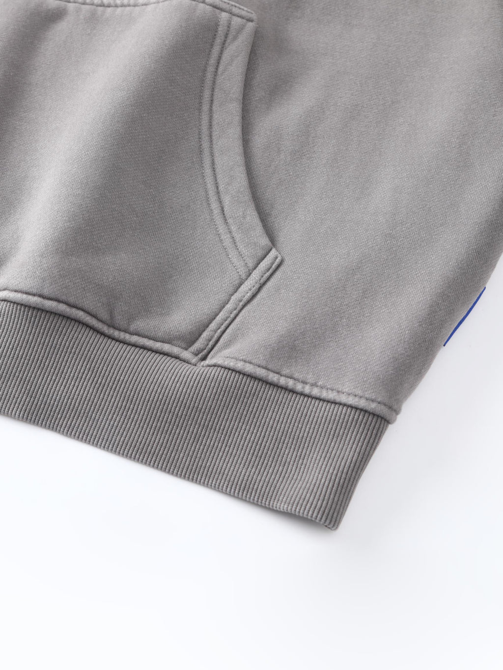 【柔らか 裏起毛】ウォッシュ加工 パーカー グレー